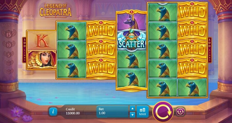 Cleopatra slots theme