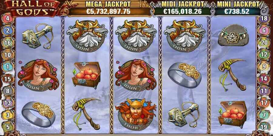 Hall of Gods - jackpot game