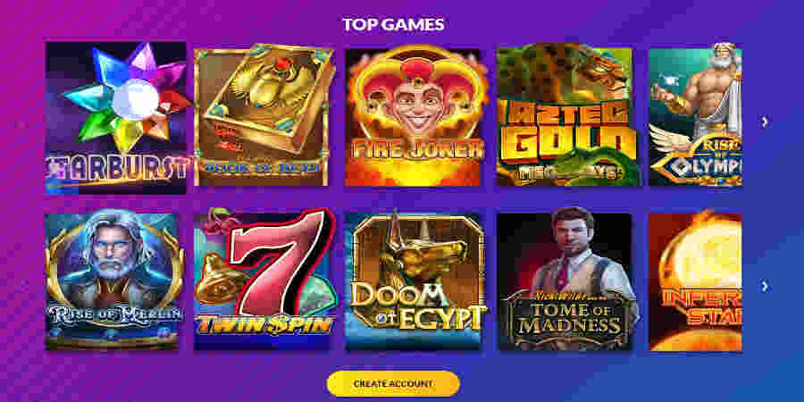 Playluck Casino slots games