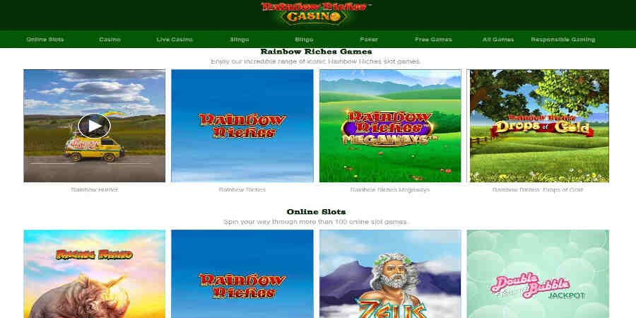 Rainbow Riches Barcrest bonuses