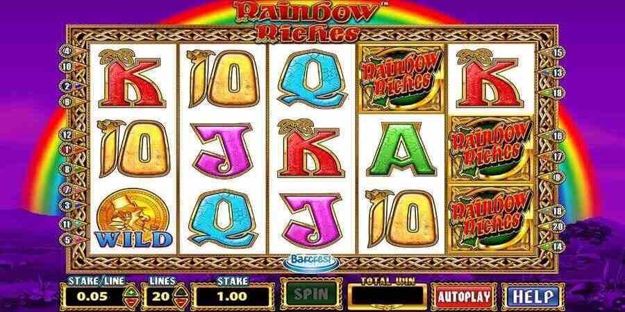 rainbow riches jackpot o luck