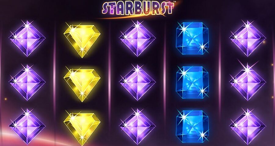 Starburst low variance slot game