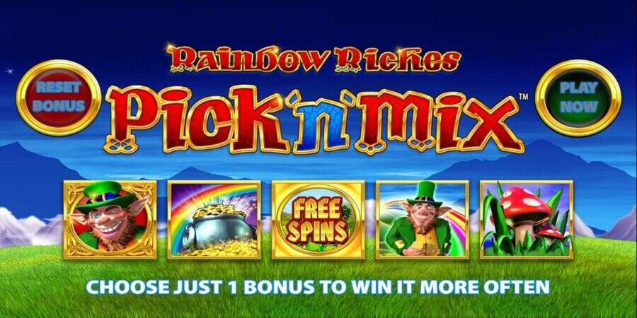 rainbow riches pick n mix slot