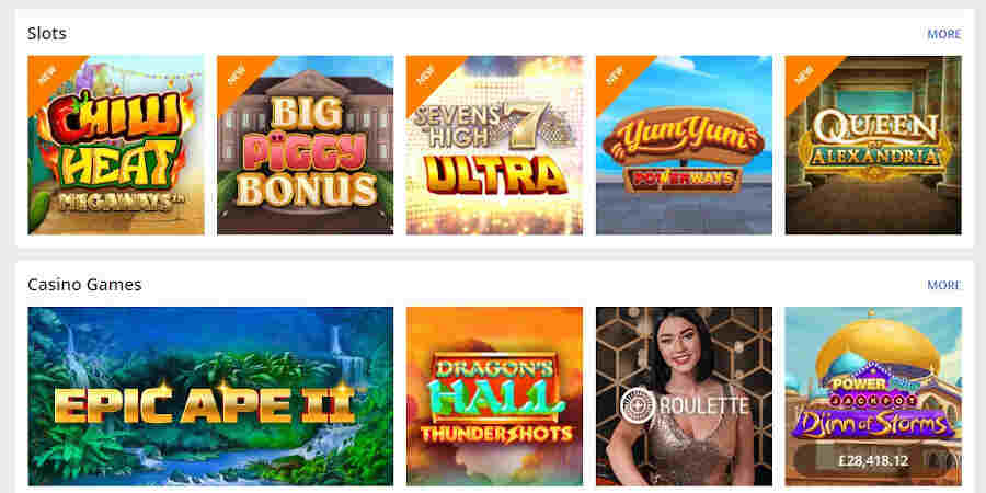 Jackpot.com Casino slots