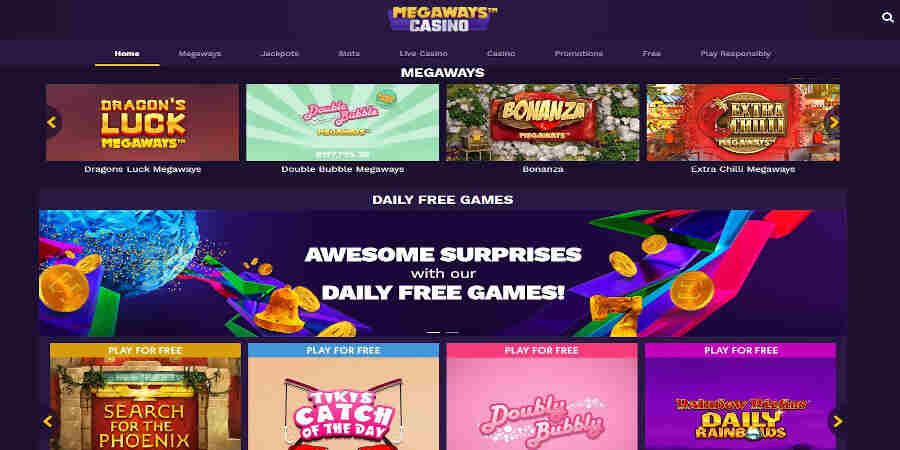 Megaways Casino Slots Games