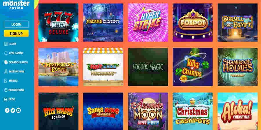 Monster Casino slots games