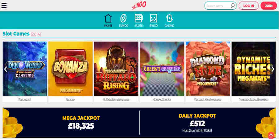 Slingo casino slots games