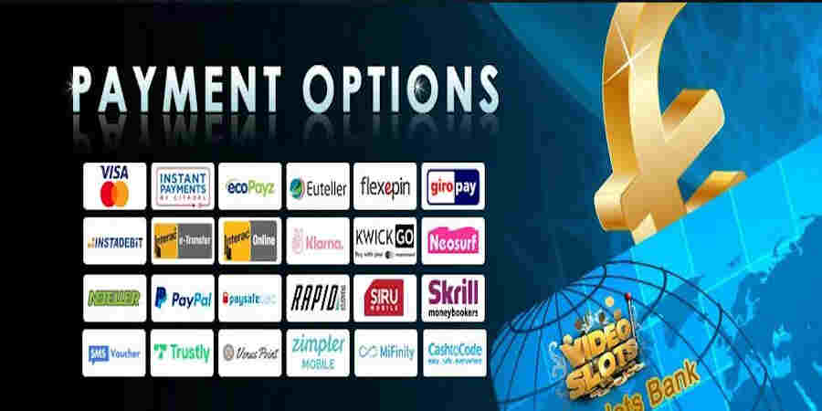 payment options at Videoslots casino