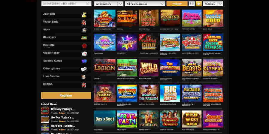 Videoslots casino UK