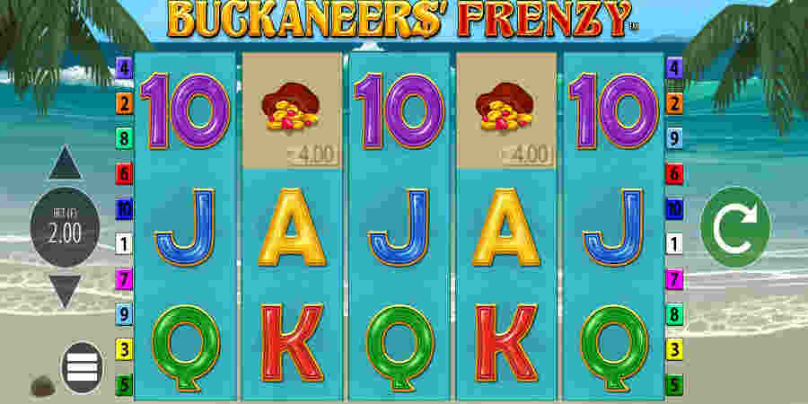 Buckaneers Frenzy high paying online slot