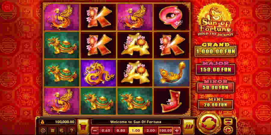 Sun of Fortune low volatility slots game