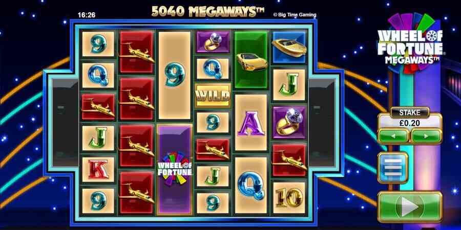 Wheel of Fortune Megaways high payout slot