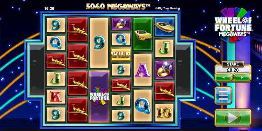 Wheel of Fortune Megaways slot game