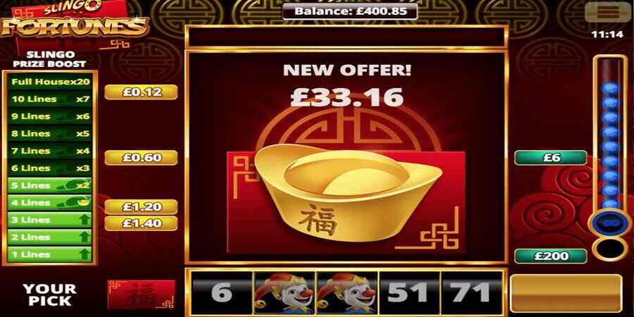 Slingo Fortunes slot