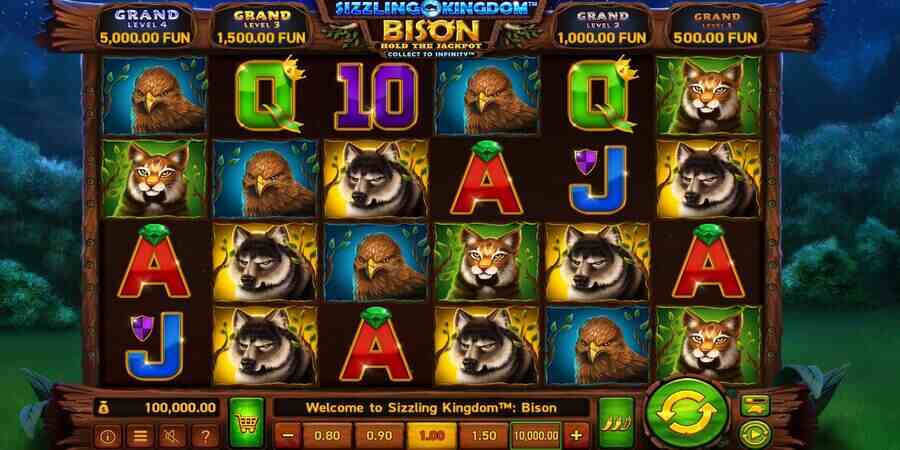Sizzling Kingdom™ Bison slot game