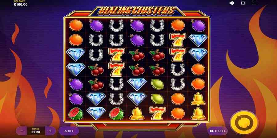 Blazing Clusters slot game