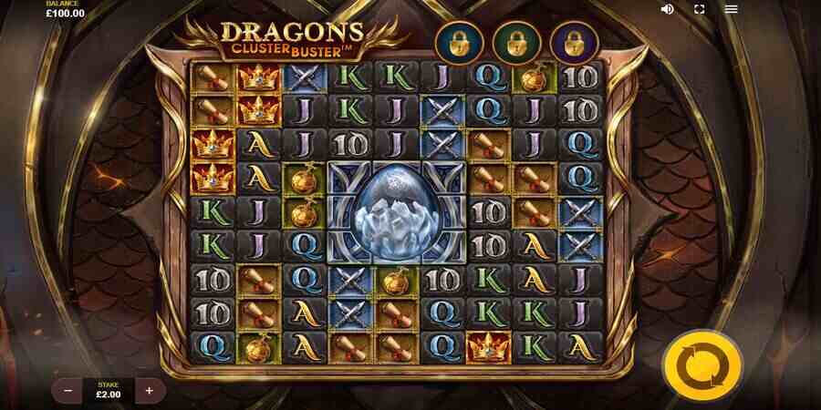 Dragons Cluster Buster - cluster pays online slot