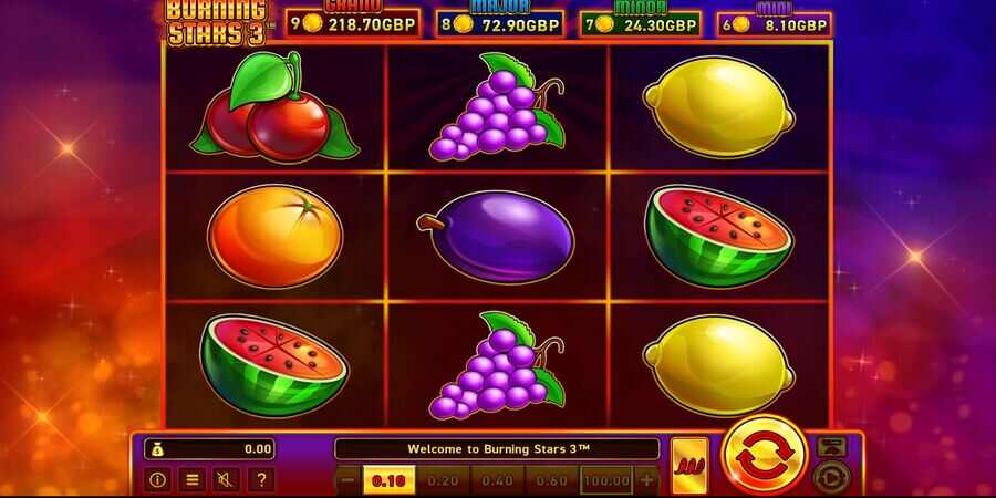 Burning Stars 3 Hold the Jackpot online slot