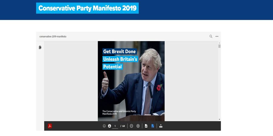 Conservative Party Manifesto and its relation to Gambling