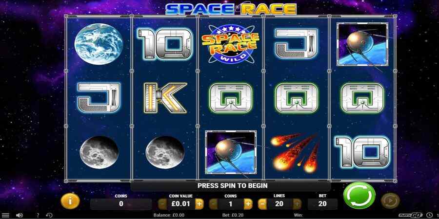 Space Race online slot game