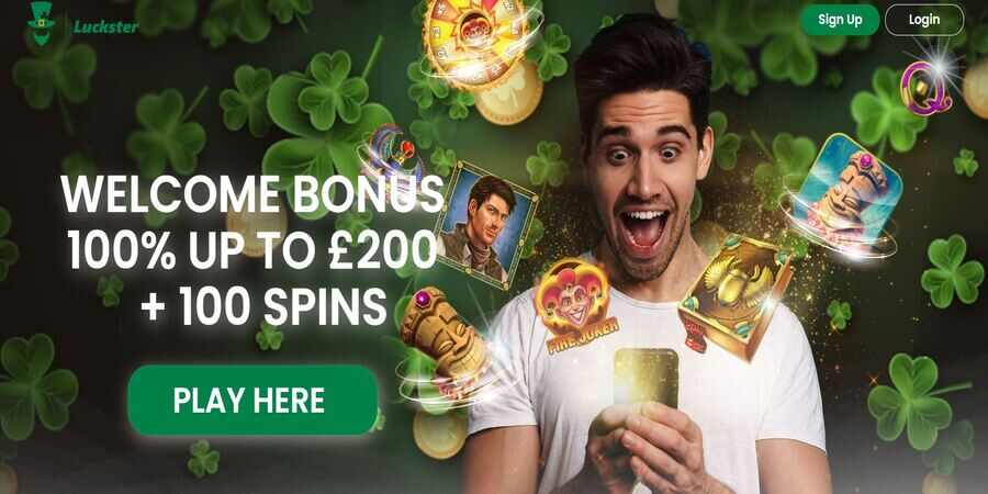 Luckster casino welcome bonus