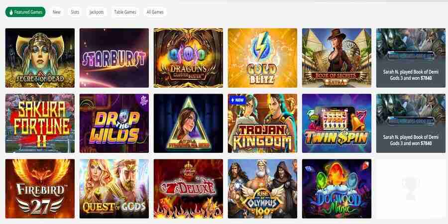 Luckster online casino slots games