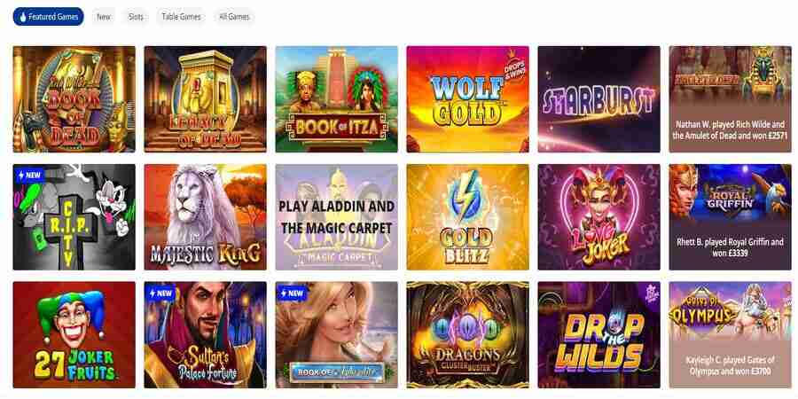 Play real money slots at Atlantic Spins casino