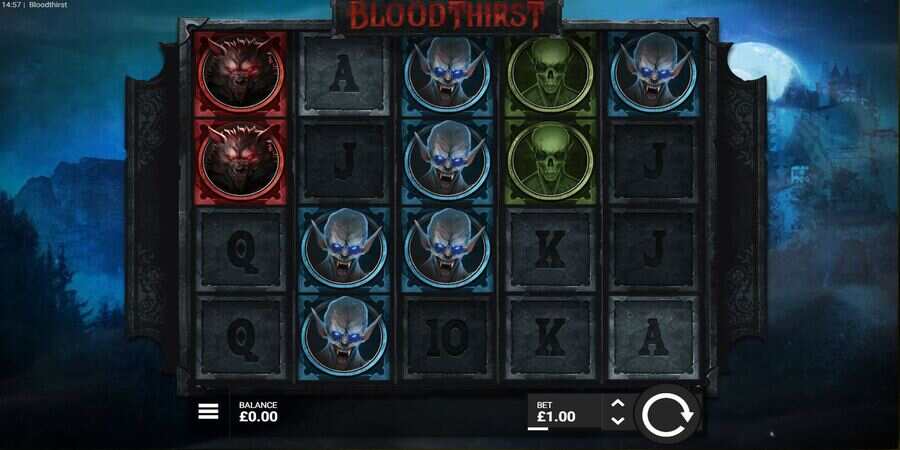 Bloodthirst online slot game