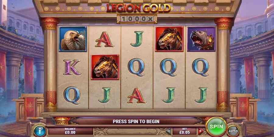 Legion Gold slot machines with Rome themes