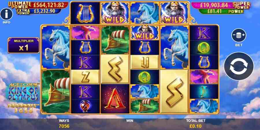 Age of the Gods: King of Olympus Megaways slot game