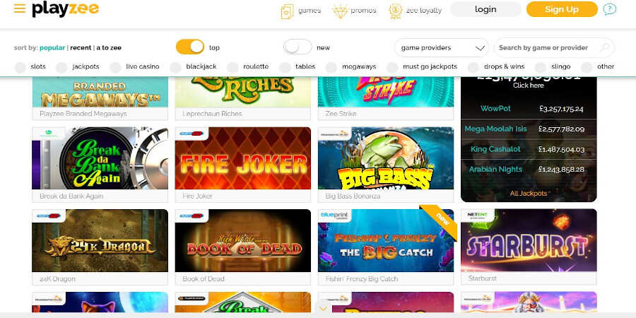 Playzee - online slot sites