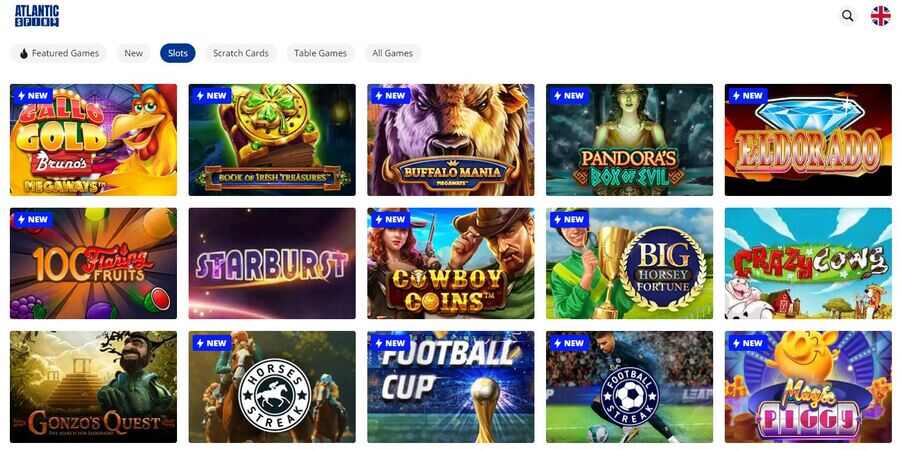 Atlantic Spins online slots