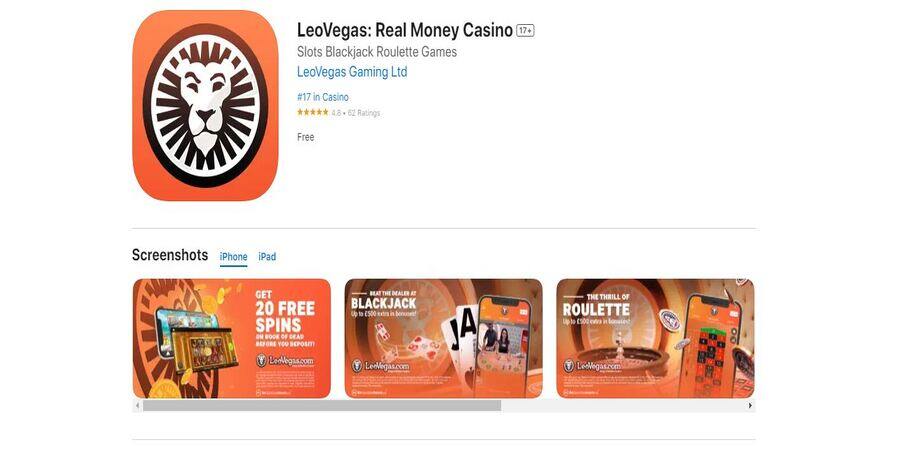 Leo Vegas casino app