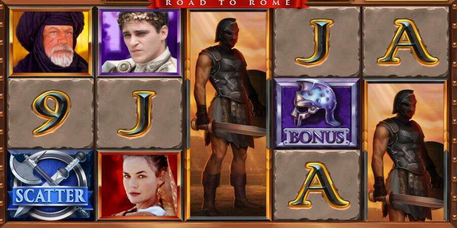 best Playtech slot games - Gladiator Road to Rome
