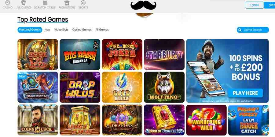 Online slots and casino games at MrPlay online casino