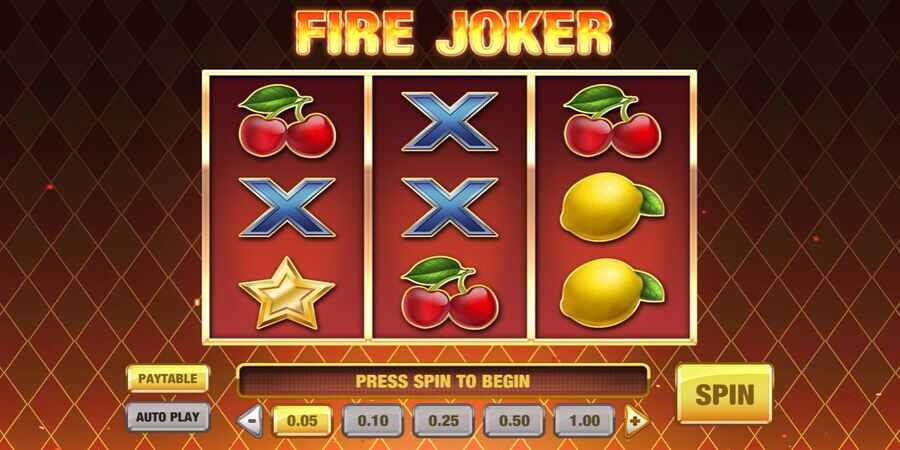 Fire Joker slot reels