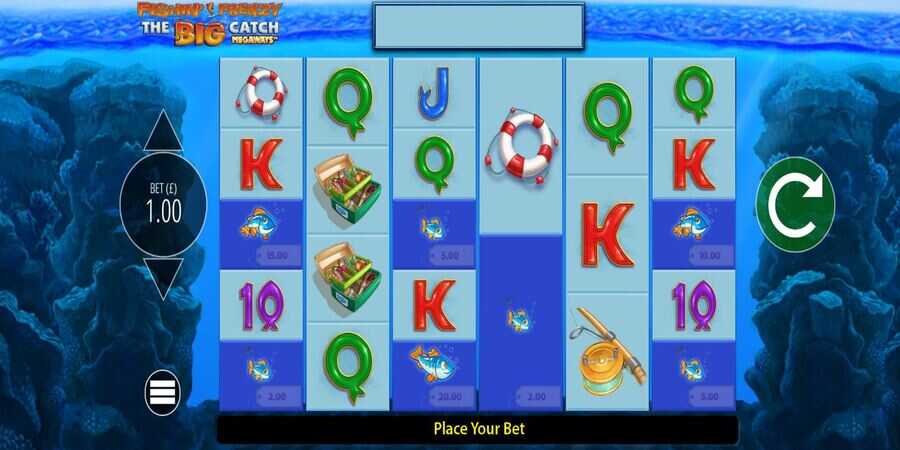 Fishin' Frenzy The Big Catch Megaways slot game