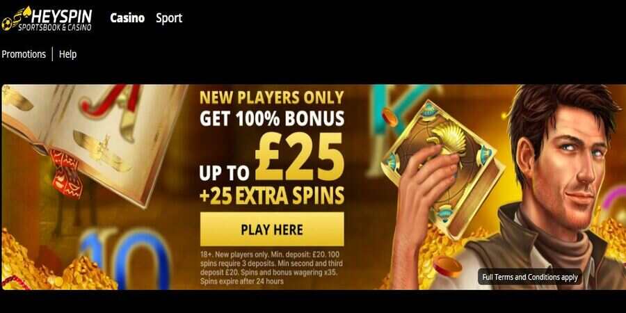 HeySpin casino welcome bonuses