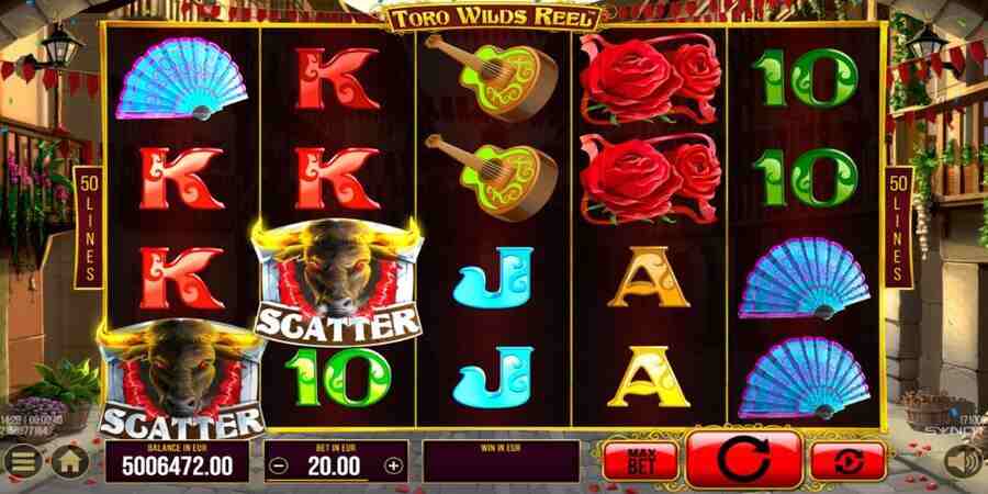 Toro WIlds Reel slot game