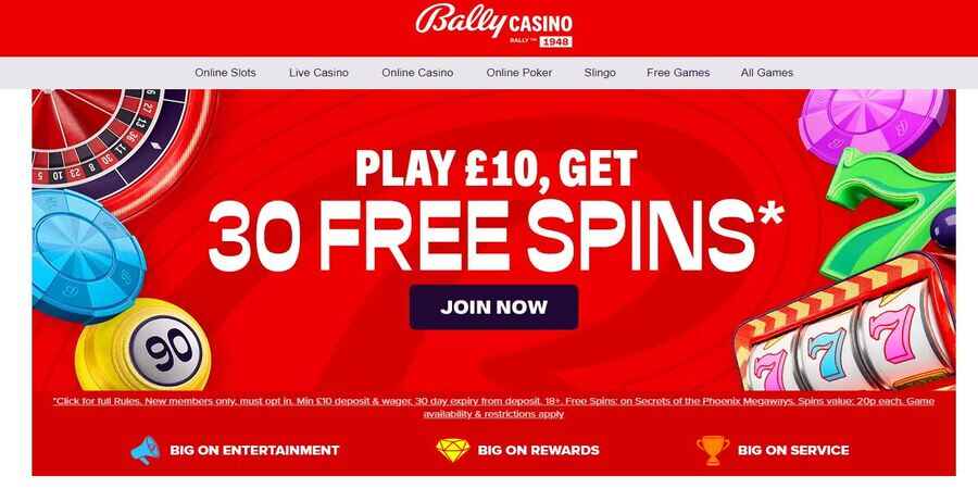 Bally online casino new player bonus