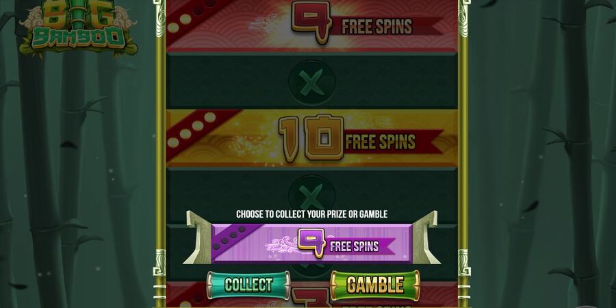 Big Bamboo gamble feature