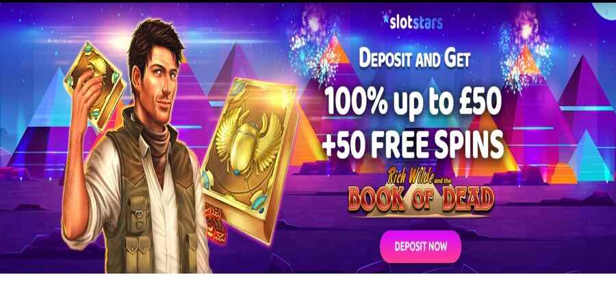 Slots deposit bonuses at Slotstars casino