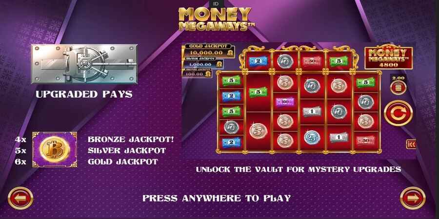 Money Megaways slot game