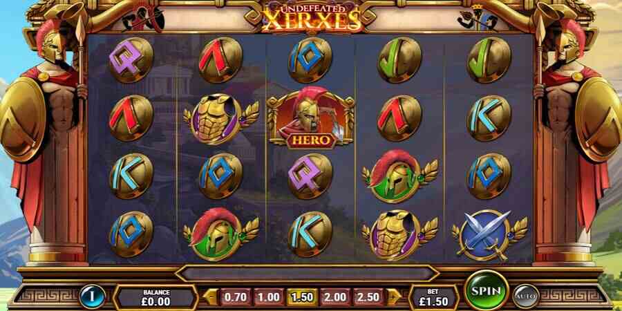 Undefeated Xerxes slot game