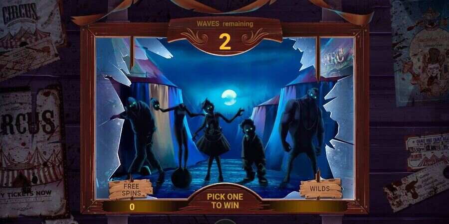 Zombie Circus bonus game