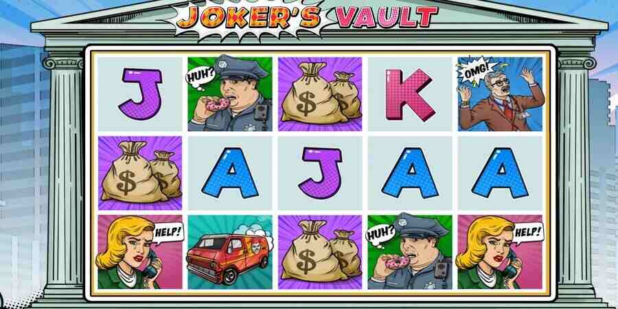 Joker's Vault slot game reels