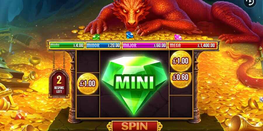 Respins bonus in Sleeping Dragon slot