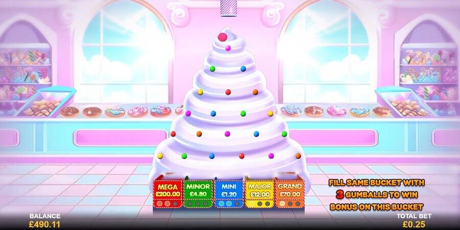 Bubblegum Burst Plinko game