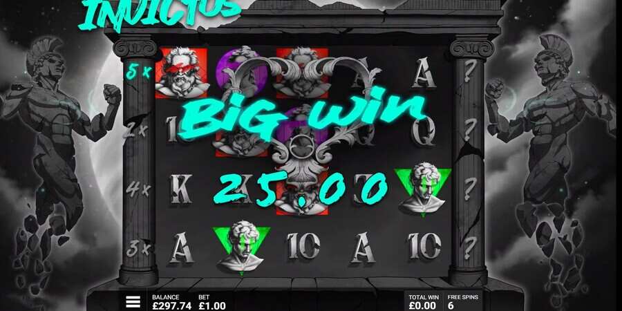 Invictus slot big win