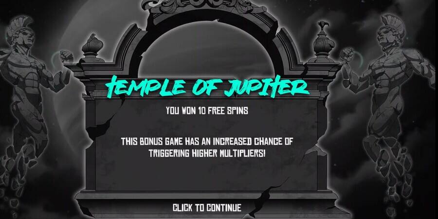 Temple of Jupiter free spins